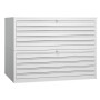 Planschrank Grau/Grau 10 Schubladen