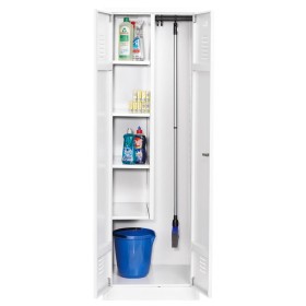Putzmittelschrank Weiss