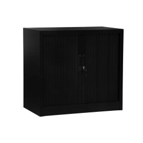 Rollladenschrank Schwarz 1 Fachboden