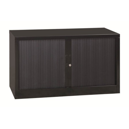 Rollladenschrank Schwarz 1 Fachboden