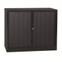 Rollladenschrank Schwarz 2 Fachböden