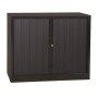 Rollladenschrank Schwarz 2 Fachböden