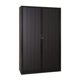 Rollladenschrank Schwarz 4 Fachböden
