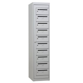 Schliessfachschrank Grau/Grau