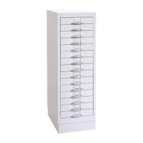 Schubladenschrank Grau/Grau 15 Schubladen