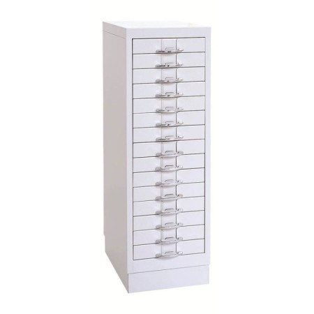 Schubladenschrank Grau/Grau 15 Schubladen