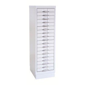 Schubladenschrank Grau/Grau 18 Schubladen