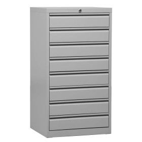 Schubladenschrank Grau/Grau 8 Schubladen