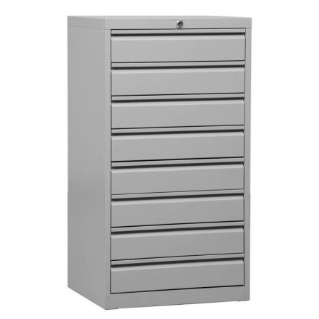Schubladenschrank Grau/Grau 8 Schubladen