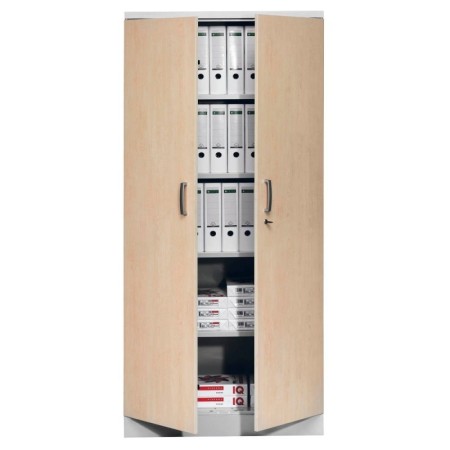 Stahlschrank Ahorn/Alu