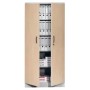Stahlschrank Ahorn/Alu