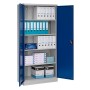 Stahlschrank Blau/Grau