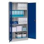 Stahlschrank Blau/Grau