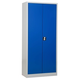 Stahlschrank Blau/Grau