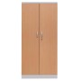 Stahlschrank Buche/Alu