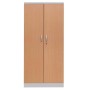 Stahlschrank Buche/Alu