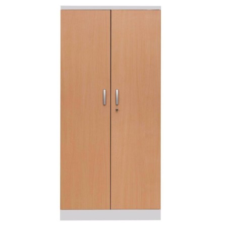 Stahlschrank Buche/Grau