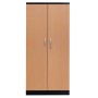 Stahlschrank Buche/Schwarz