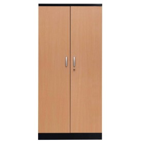 Stahlschrank Buche/Schwarz