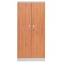 Stahlschrank Erle/Grau