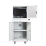 Stahlschrank Grau/Grau
