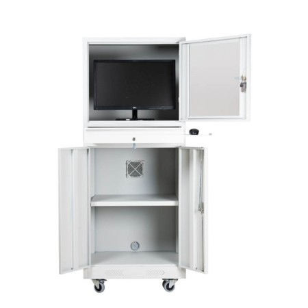 Stahlschrank Grau/Grau