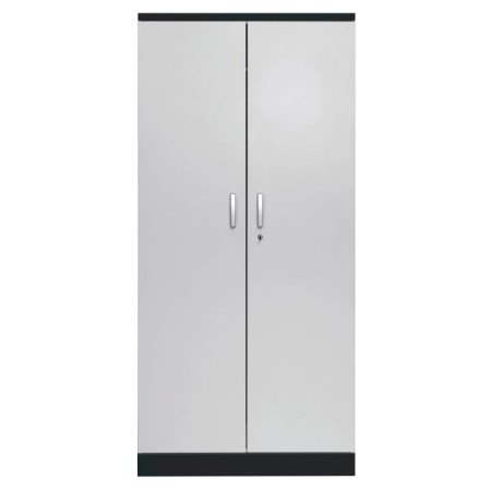 Stahlschrank Grau/Schwarz