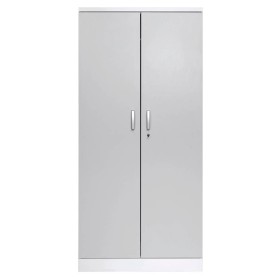Stahlschrank Grau/Weiss