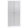 Stahlschrank Grau/Weiss
