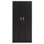 Stahlschrank Wenge/Schwarz