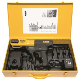 Rems Akku-Presszange Akku-Press Acc + Akku 14,4 V + Lader İn Stahlblechkasten
