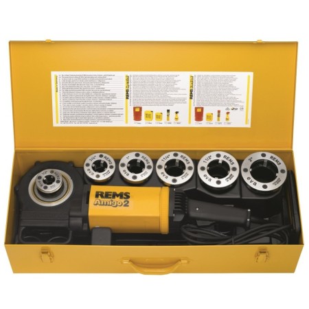 Rems Amigo 2 Gewindeschneider Set 540020 R ½ - ¾ - 1-1¼ - 1½ - 2