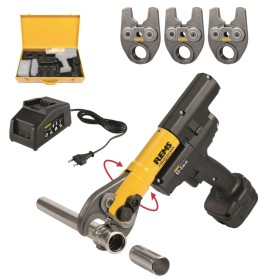 Rems Mini Press Acc Akku-Presszange Aktions-Set  R220 + 3 Pressbacken Nach Wahl