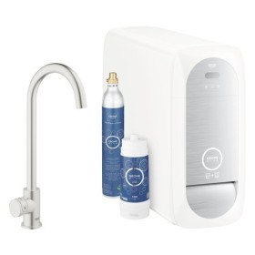 Grohe Blue Home Starter Kit C-Auslauf Standventil supersteel