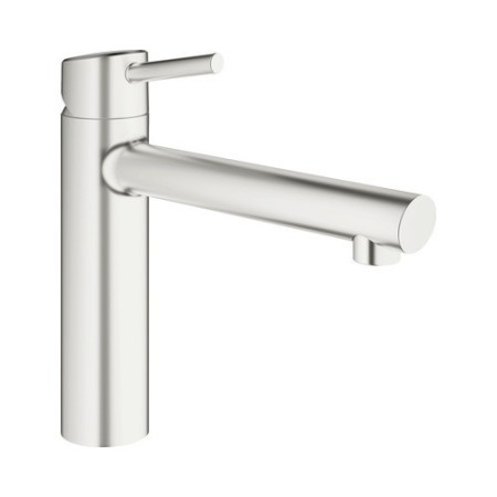 Grohe Concetto Einhand-Spültischbatterie DN 15 mittelhohe Ausführung supersteel