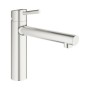 Grohe Concetto Einhand-Spültischbatterie DN 15 mittelhohe Ausführung supersteel