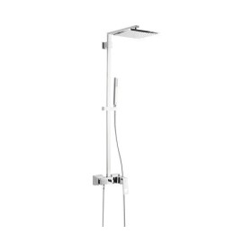 Grohe Duschsystem Euphoria Cube mit Einhandmischer für die Wandmontage