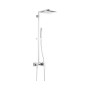 Grohe Duschsystem Euphoria Cube mit Einhandmischer für die Wandmontage