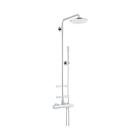 Grohe Rainshower® System 210 Duschsystem mit Thermostatbatterie und Seitenbrausen für die Wandmontage