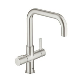 Grohe Red Duo Einhandmischer hoher Rohrauslauf supersteel