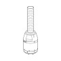 Servo-Ablaufventil Grohe unterbrechbar für Wandeinbau