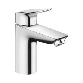 Hansgrohe Logis Waschtischmischer 100 chrom mit Zugstangen-Ablaufgarnitur