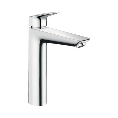 Hansgrohe Logis Waschtischmischer 190 chrom mit Zugstangen-Ablaufgarnitur