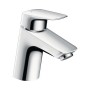 Hansgrohe Logis Waschtischmischer 70 chrom mit Push-Open Ablaufgarnitur