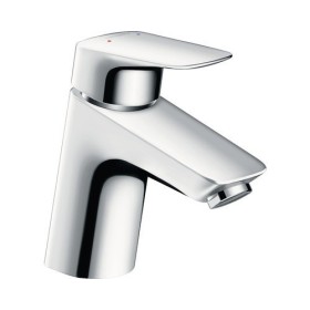 Hansgrohe Logis Waschtischmischer 70 chrom mit Zugstangen-Ablaufgarnitur