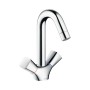 Hansgrohe Logis Waschtischmischer chrom mit Zugstangen-Ablaufgarnitur