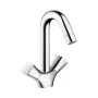 Hansgrohe Logis Waschtischmischer chrom mit Zugstangen-Ablaufgarnitur