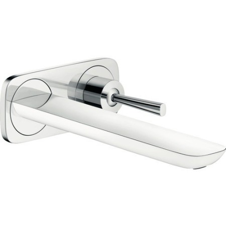 Hansgrohe PuraVida Einhebel-Waschtischmischer Unterputz mit Auslauf 225 mm für Wandmontage