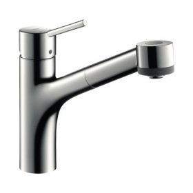 Hansgrohe Talis S Einhebel-Küchenmischer mit Ausziehbrause für offene Warmwasserbereiter