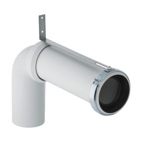 Geberit Set Anschlussbogen PP 90° mit Verlängerung